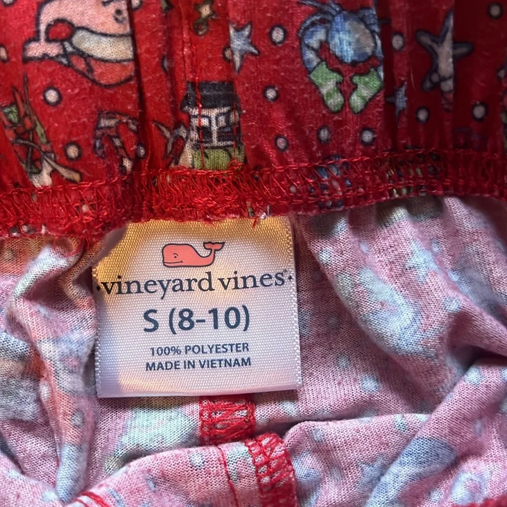 Vineyard Vines size small 8-10 boys/girls Christmas/Holiday pajama pants